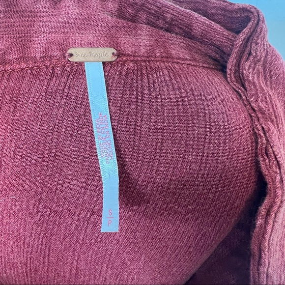 Free People Women's Pretty Cozy Maxi Dress Brown Small - Picture 10 of 10